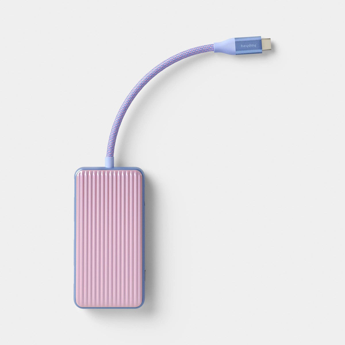 Elevated USB Hub - heyday™ Fluted Peri-Blue
