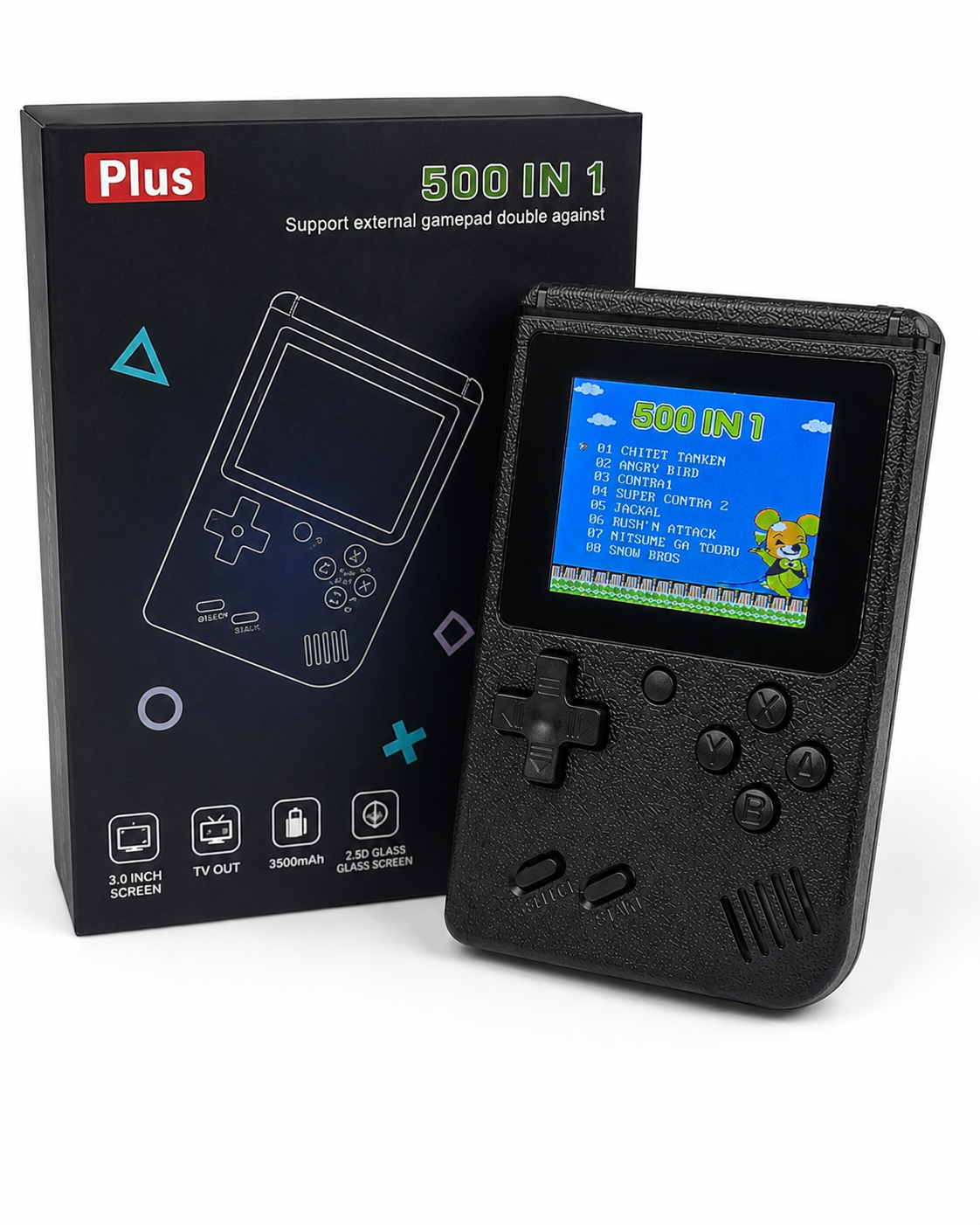 500-in-1 Handheld Game Console – Liquidation Sale Main image