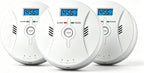 3-Pack Portable 2-in-1 Combination CO & Smoke Detector – Battery Operated, Easy Install for Home & Indoor Spaces