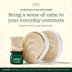 Lifelines Passive Car Diffuser Set Cordless Small Space Aromatherapy Walk in Woods