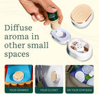 Lifelines Passive Car Diffuser Set Cordless Small Space Aromatherapy Walk in Woods