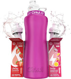 Cirkul 22oz Pink Water Bottle Starter Kit w/ 2 Flavor Cartridges – Sip System
