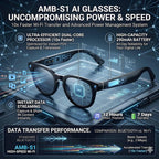 AiMB-S1 AI Smart Glasses – 1080p Camera, Bluetooth 5.4, ChatGPT & IPX5