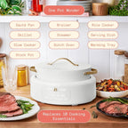 Beautiful 10-in-1 6-Qt Electric Multi-Cooker – White Icing by Drew Barrymore