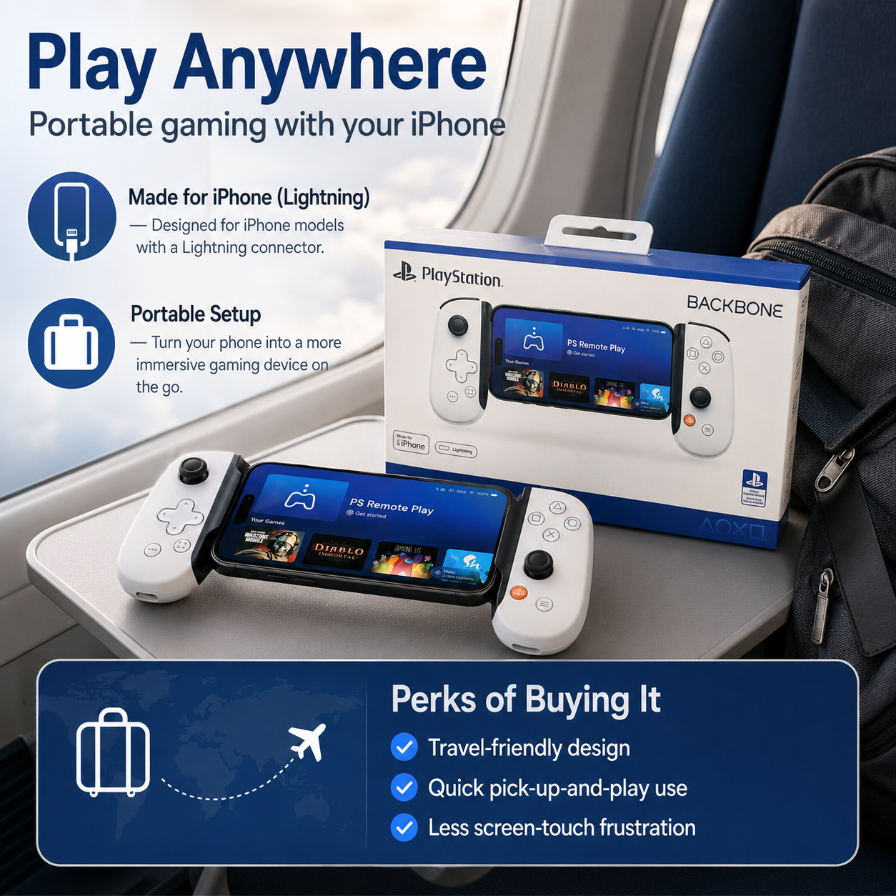PlayStation Edition Backbone One 2nd Gen – iPhone Lightning Controller Main image