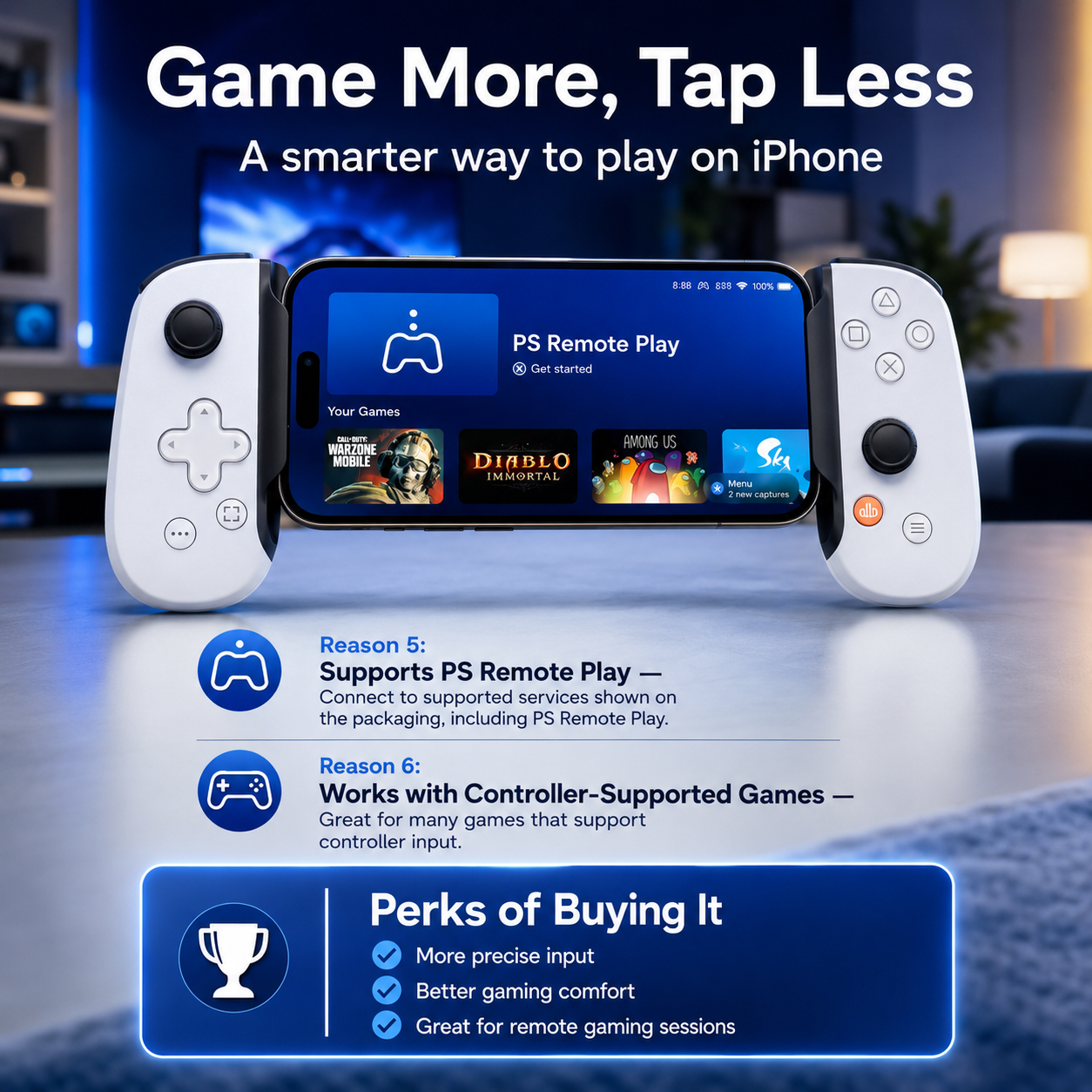 PlayStation Edition Backbone One 2nd Gen – iPhone Lightning Controller Secondary image