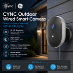 GE Cync Outdoor Wired Smart Camera