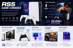 RS5 Retro Game Console – 20,000+ Built-in Games, 2 Wireless Controllers, 64GB, 4K HDMI Plug & Play Gaming System