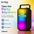 Vibe Audio LED FLAME Portable Party Speaker