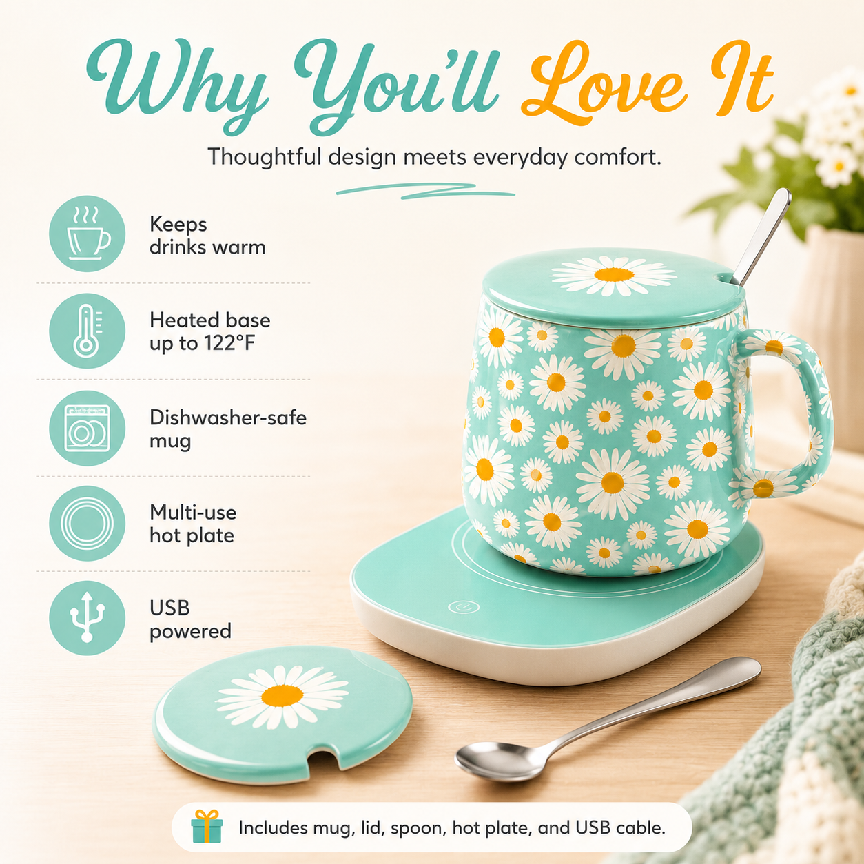 Sarina Mug Warmer Set