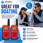 Motorola Solutions Talkabout T110, Privacy Easy Pairing, 16 Mile, 2 Pack