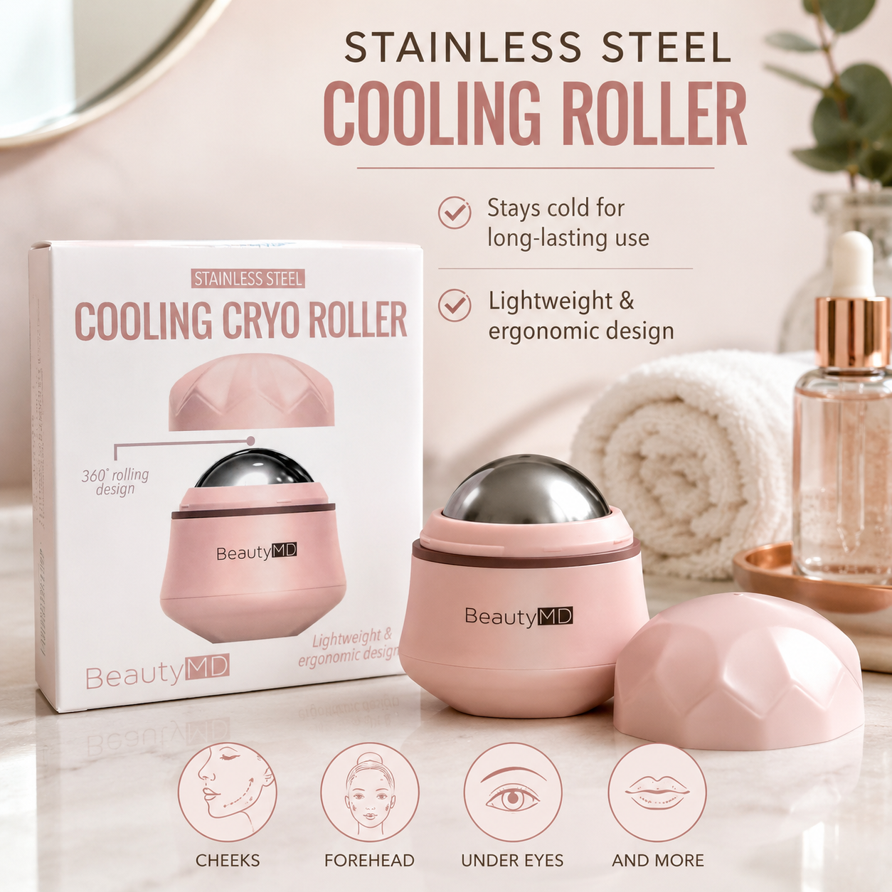 Stainless Steel Cooling Cryo Roller