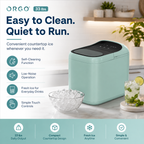 ORGO 33lbs Countertop Ice Maker – Compact Ice Machine Available in Blue & Green