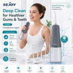 Sejoy Portable Oral Irrigator FC5091 – Rechargeable Water Flosser for Cleaner Teeth &amp; Healthier Gums