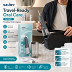 Sejoy Portable Oral Irrigator FC5091 – Rechargeable Water Flosser for Cleaner Teeth &amp; Healthier Gums