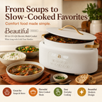 Beautiful 10-in-1 6-Qt Electric Multi-Cooker by Drew Barrymore – White Icing
