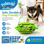 Fularcho Jumping Soccer Ball Interactive Rechargeable Dog Toy with Bouncing Motion & Type-C Charging