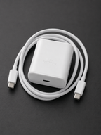 45W Super Fast Charging USB-C Wall Charger with 6ft USB-C Cable – Compact & Compatible