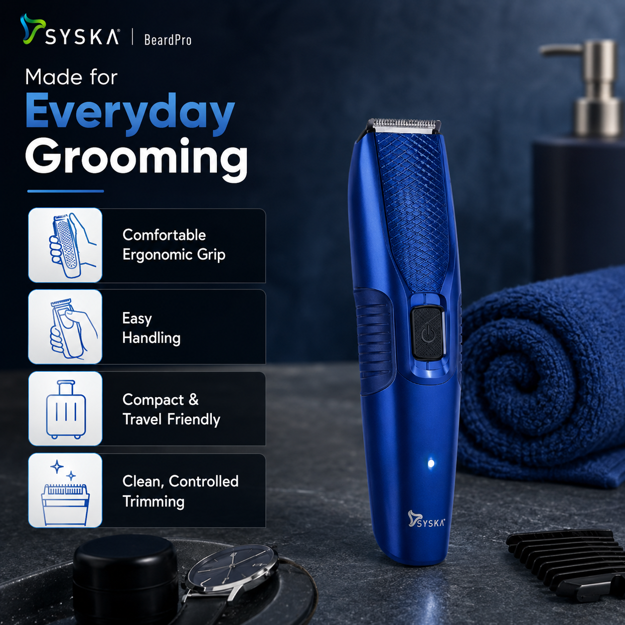SYSKA HT350U BeardPro Beard Trimmer