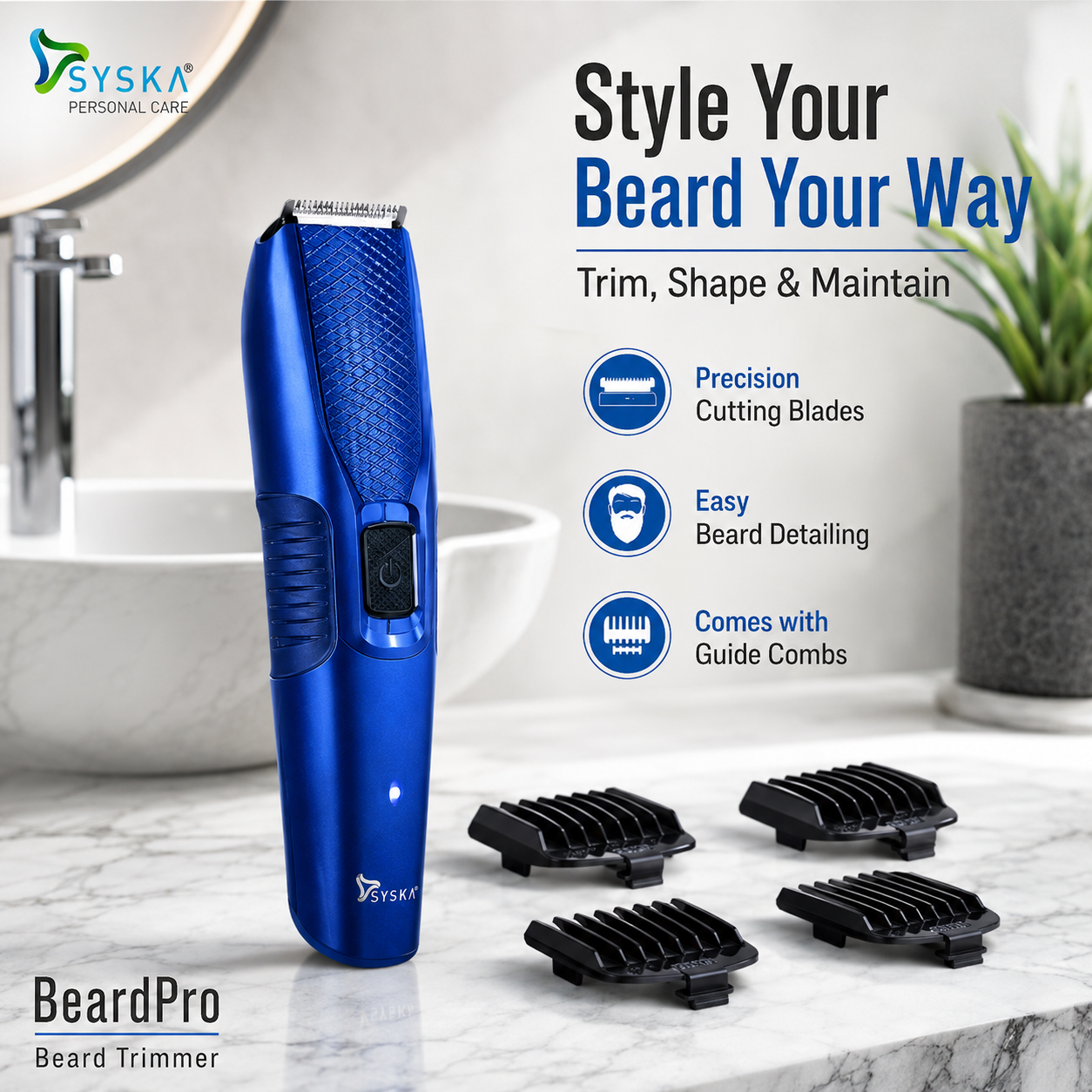 SYSKA HT350U BeardPro Beard Trimmer