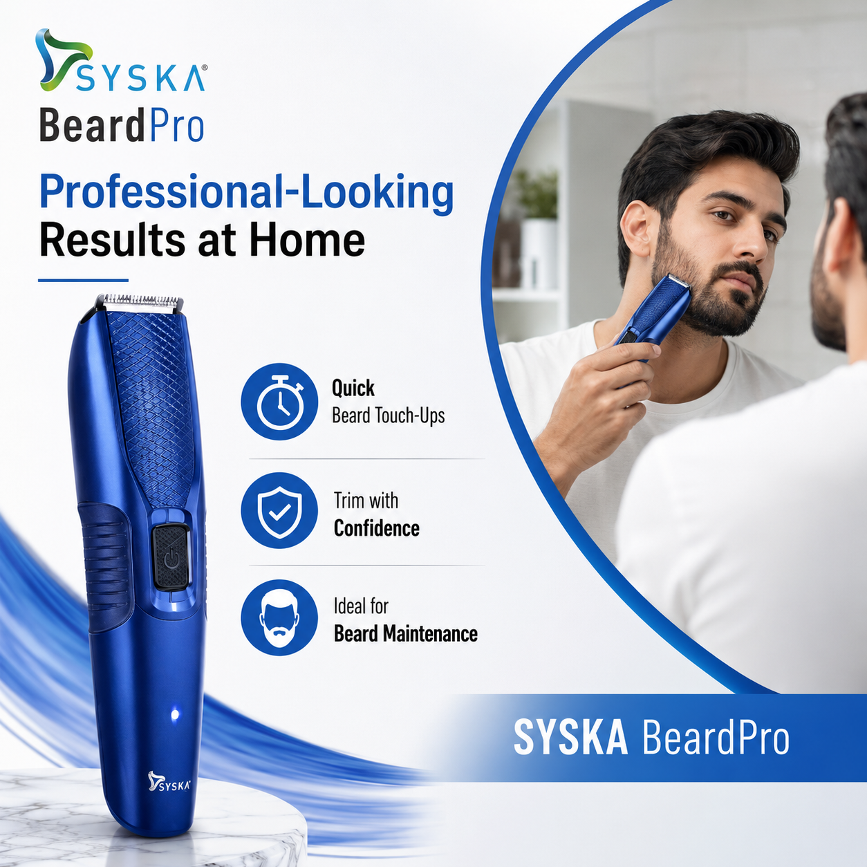 SYSKA HT350U BeardPro Beard Trimmer Main image