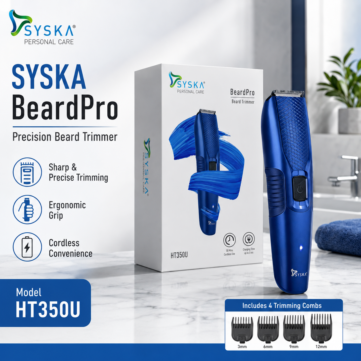 SYSKA HT350U BeardPro Beard Trimmer