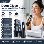Sejoy Portable Water Flosser – Deep Clean Oral Care for Healthier Gums & Fresher Smiles