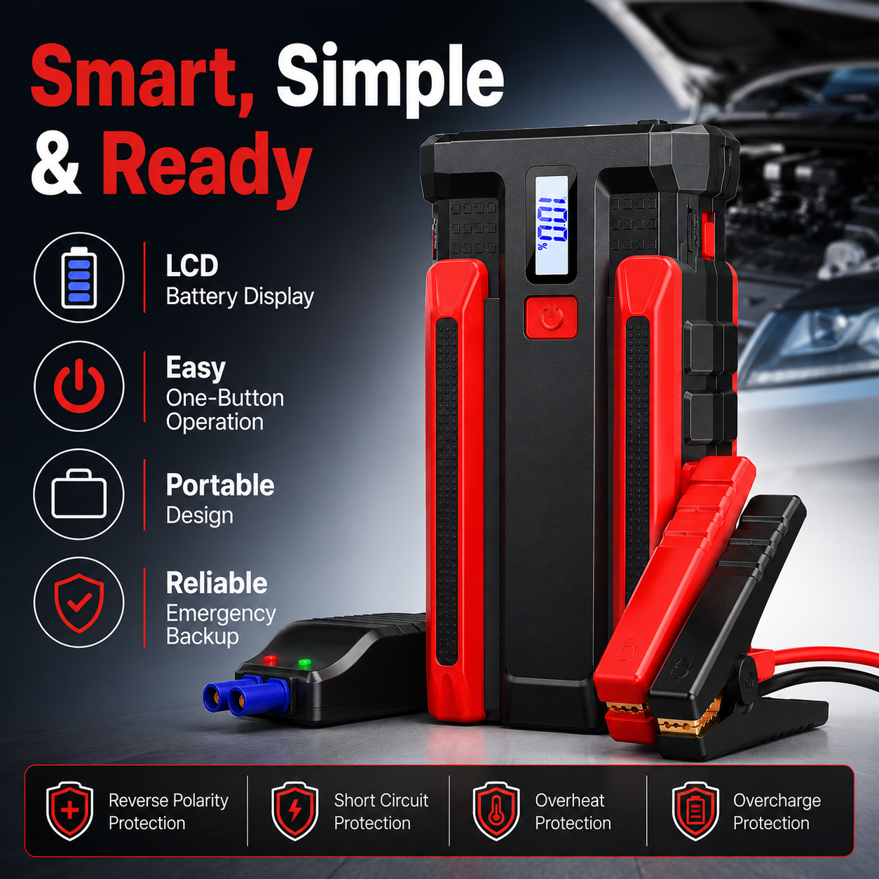 Portable Car Jump Starter