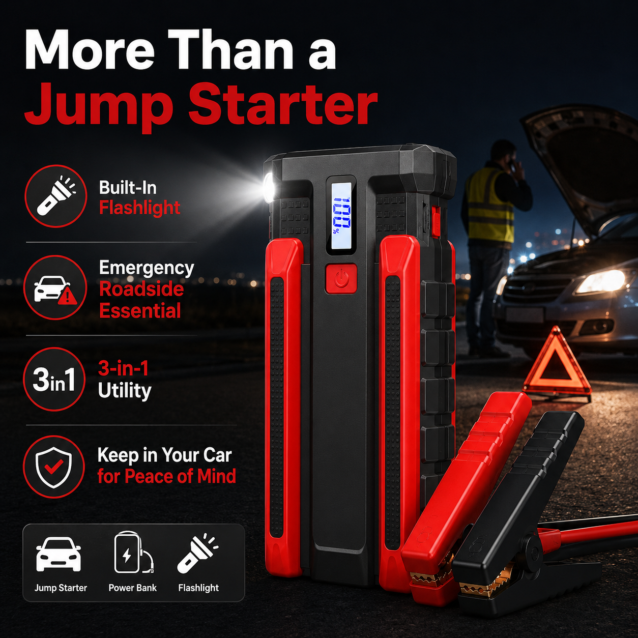 Portable Car Jump Starter