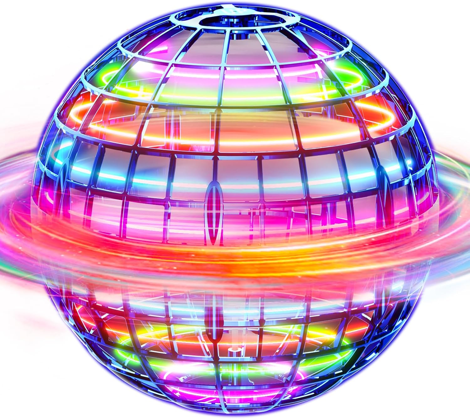 Flying Orb Ball with Dazzling Lights – Magic Hover Spinner & Boomerang Drone