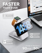 RORRY M3 10000mAh 3-in-1 MagSafe Wireless Power Bank – Fast Charging for iPhone, Apple Watch & AirPods