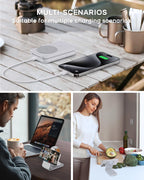 RORRY M3 10000mAh 3-in-1 MagSafe Wireless Power Bank – Fast Charging for iPhone, Apple Watch & AirPods