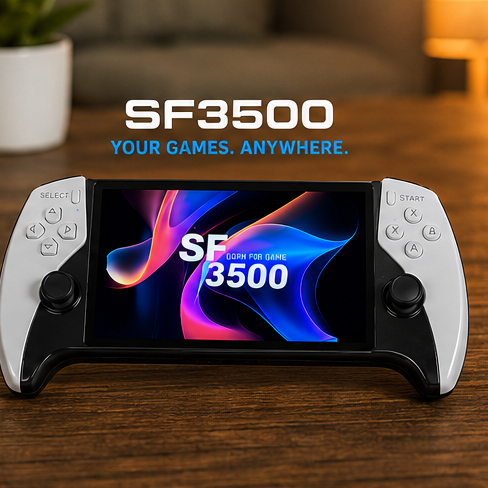 Retro Game SF3500 Handheld Console 21,597 Games 5” IPS FHD Screen Portable Main image