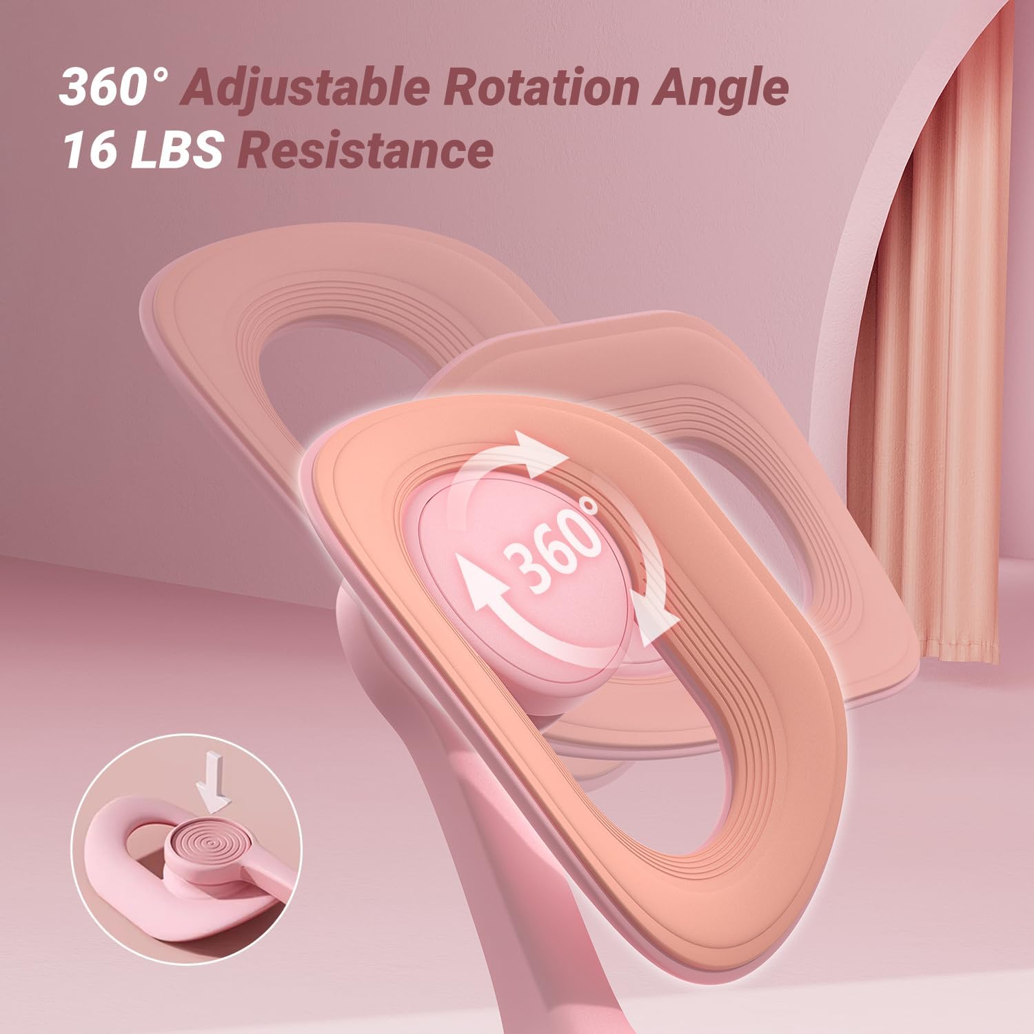 Thigh & Pelvic Floor Muscle Trainer – Inner Thigh Workout Equipment for Home Gym
