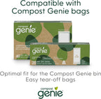 Compost Genie 3.6-Gallon Stainless Steel Kitchen Compost Bin
