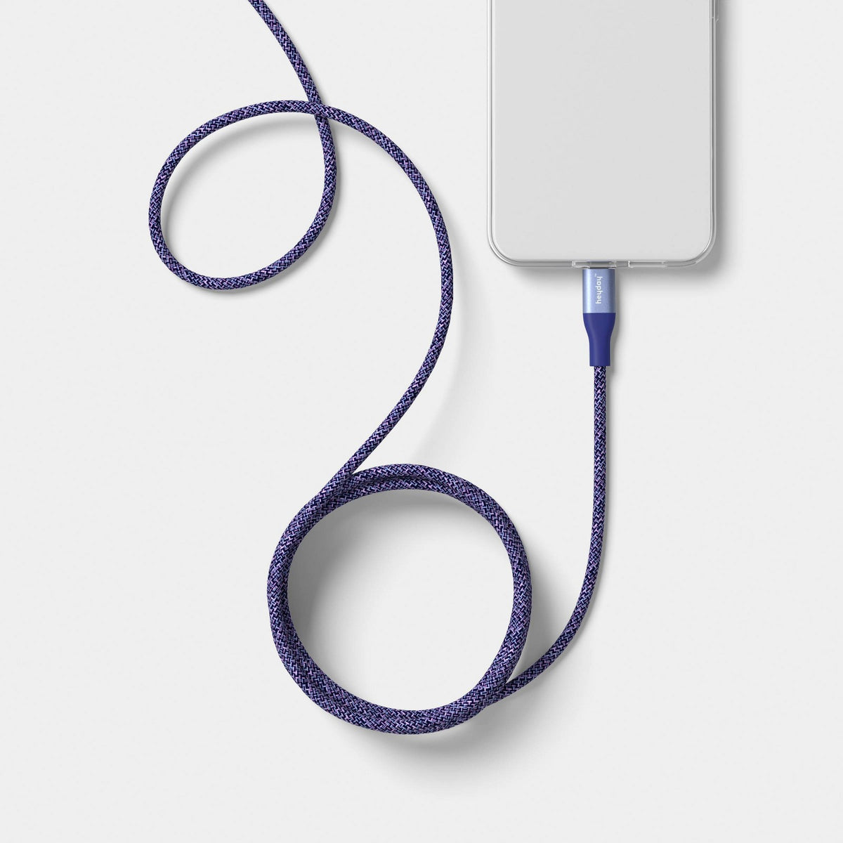 6ft USB-C to Lightning Braided Cable - heyday™ Future Dusk Dark Blue