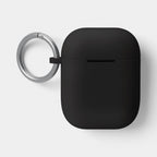 AirPods (1/2 generation) Silicone Case with Clip - heyday™ Black with Silver
