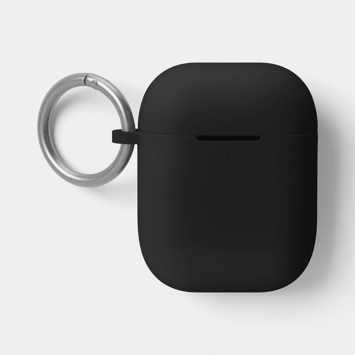 AirPods (1/2 generation) Silicone Case with Clip - heyday™ Black with Silver