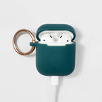 AirPods (1/2 Generation) Recycled Silicone Case with Clip - heyday™ Rain Teal