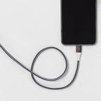 10' Lightning to USB-A Braided Cable - heyday™ Black/White/Gunmetal